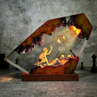 Gollum & The Ring Resin Lamp