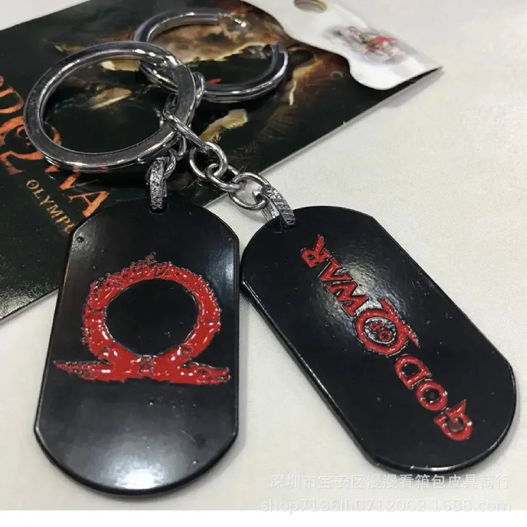 God of War Metal Keychain Collection