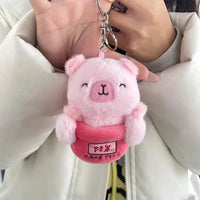 Chill Vibes Fortune Capybara Keychain