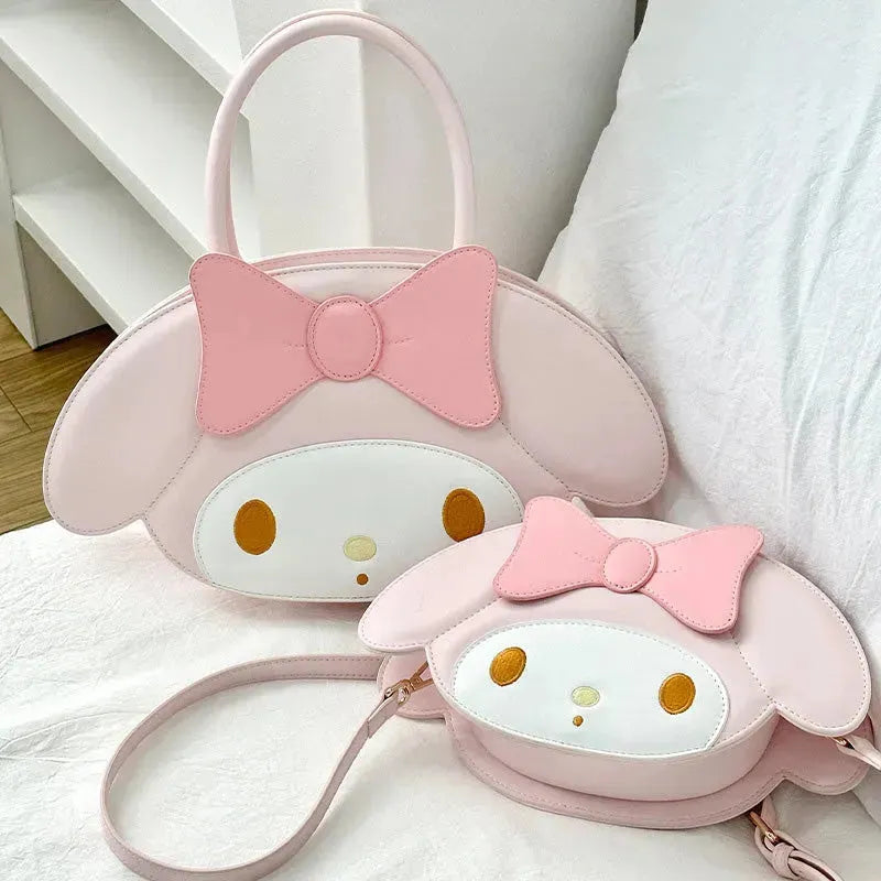 My melody and Hello Kitty Pu bag Handbag Crossbody bag - Bear Hugs