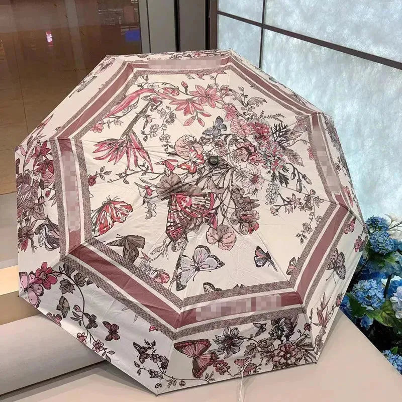 Luxe Premium Floral Fashion Umbrella