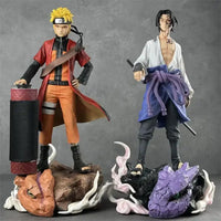 Figurines de luxe Naruto et Sasuke (42 cm) 