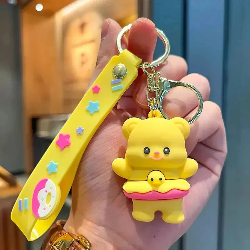 Sweet Glee Butter Bear 3D Keychain