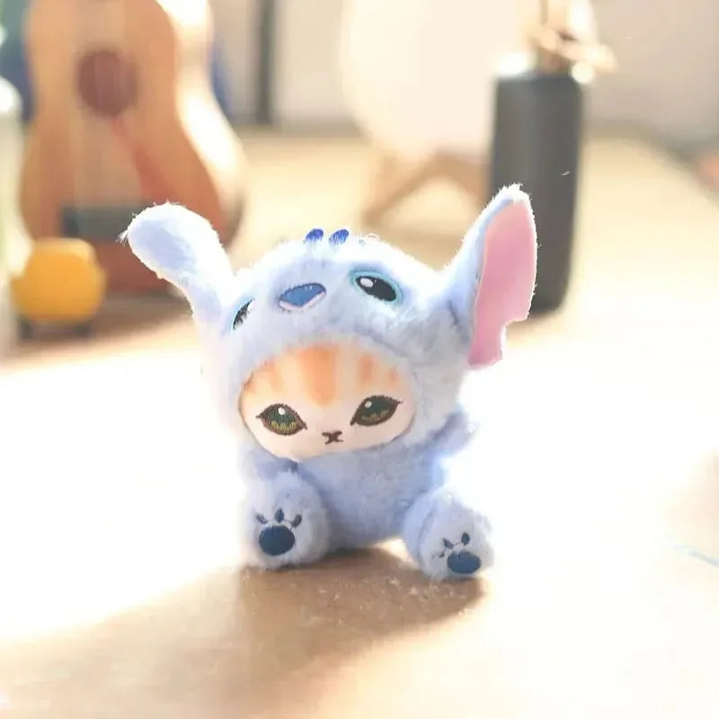Mofusand x Stitch Cosplay Plush Keychain