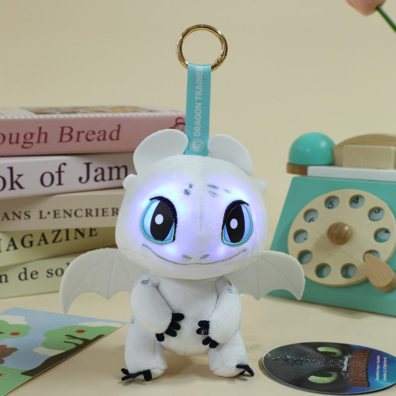 Fury Light & Sound Dragon Plush Keychain