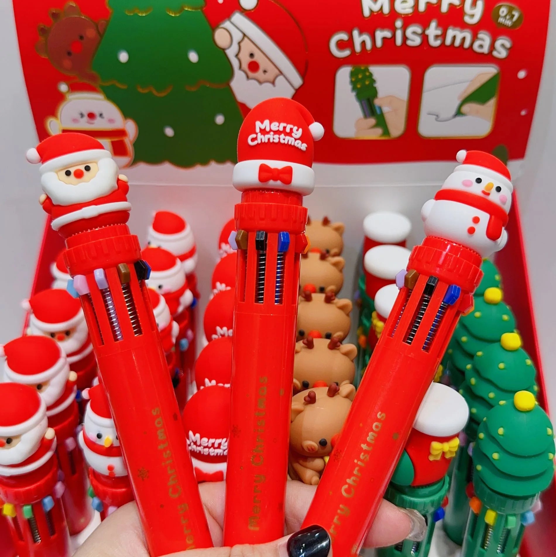 Christmas Theme Multi-Color Pen