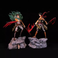 Elite Regiment Levi and Mikasa Figurines (35 cm)