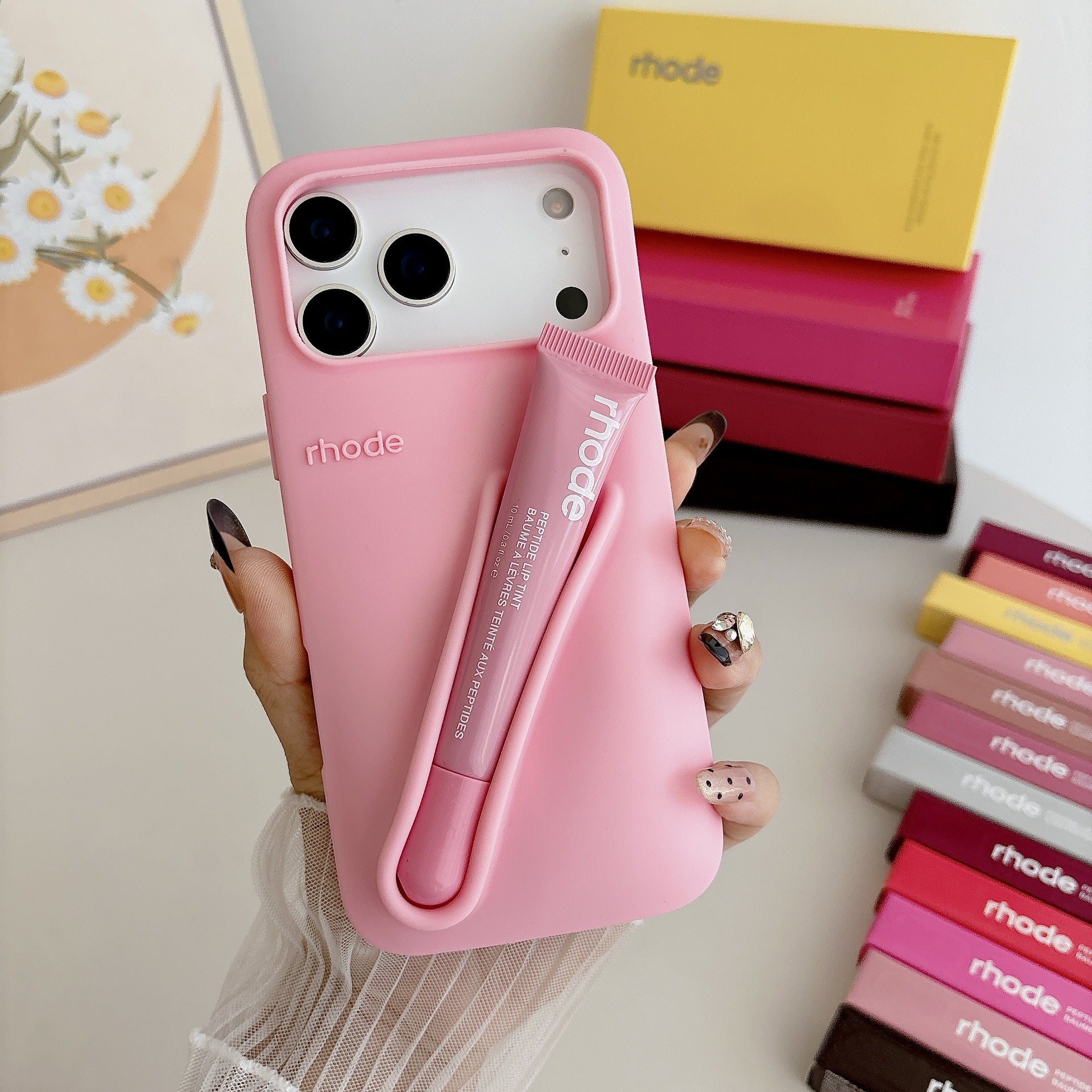 Glam Rhode Lipstick Case with Liptint (For iPhones)
