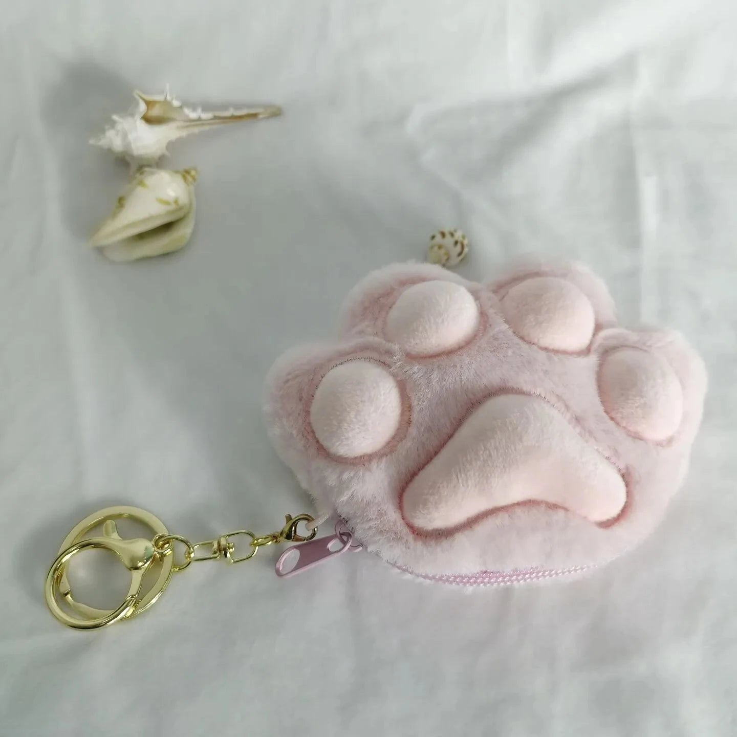 Cat Paw Coin Pouch Keychain