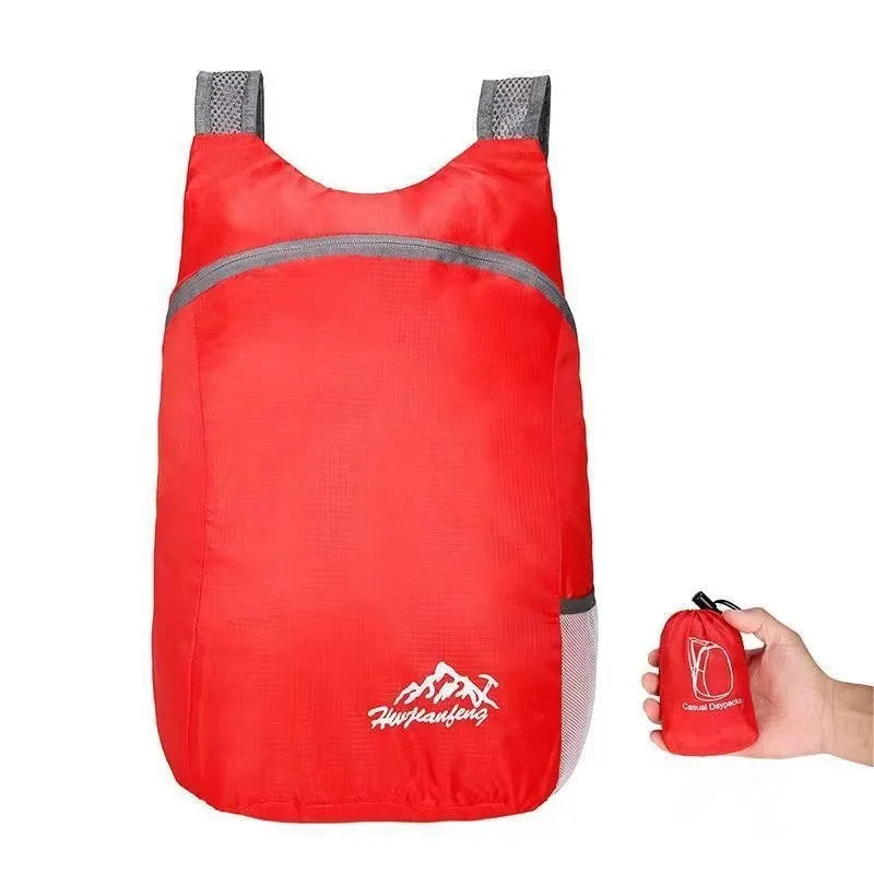 Backpack in a Pouch Folding Bag (20L Capacity)