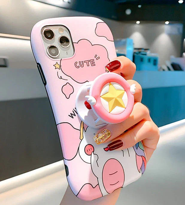 Cartoon Phone Case for iphone 6/6s/6plus/7/7plus/8/8P/X/XS/XR/XS Max/11/11pro/11pro max/12/12pro/12mini/12pro max PN2126 - Bear Hugs