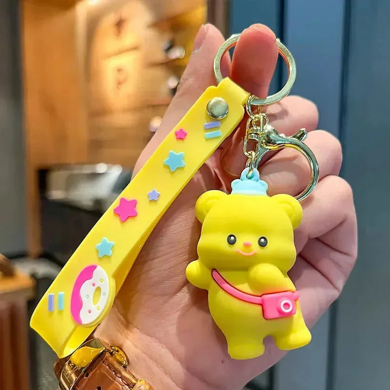 Sweet Glee Butter Bear 3D Keychain