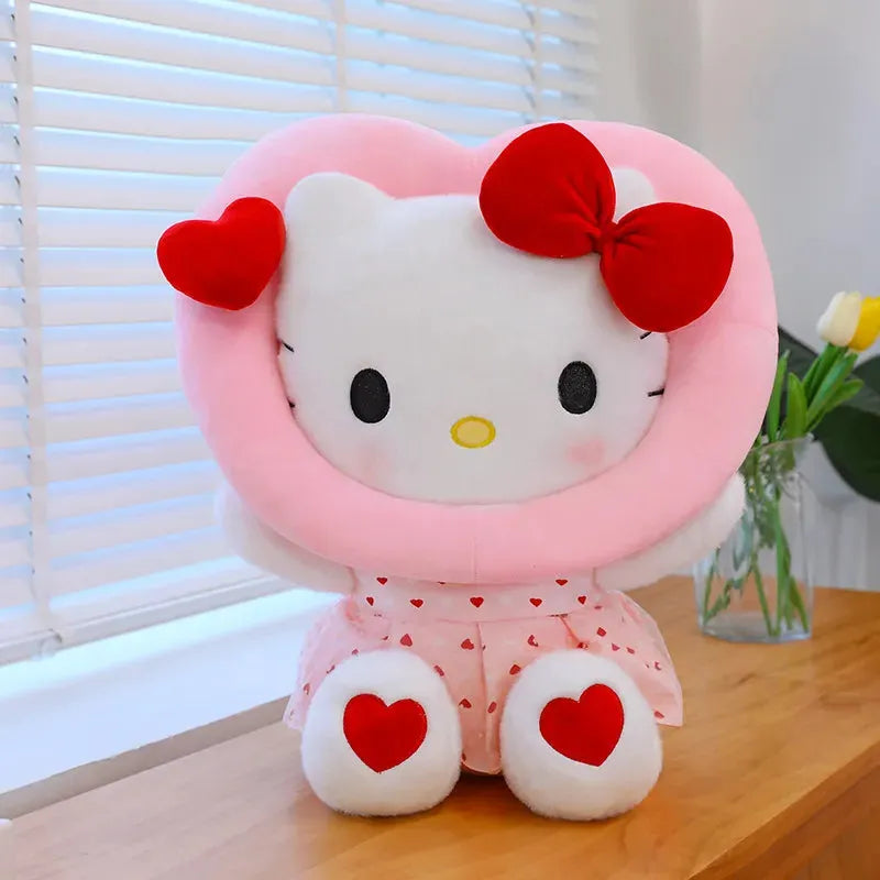 Sanrio Kuromi Hello Kitty Heart Plushies