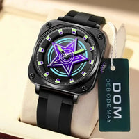 DOM Cosmic Glow Square Watch