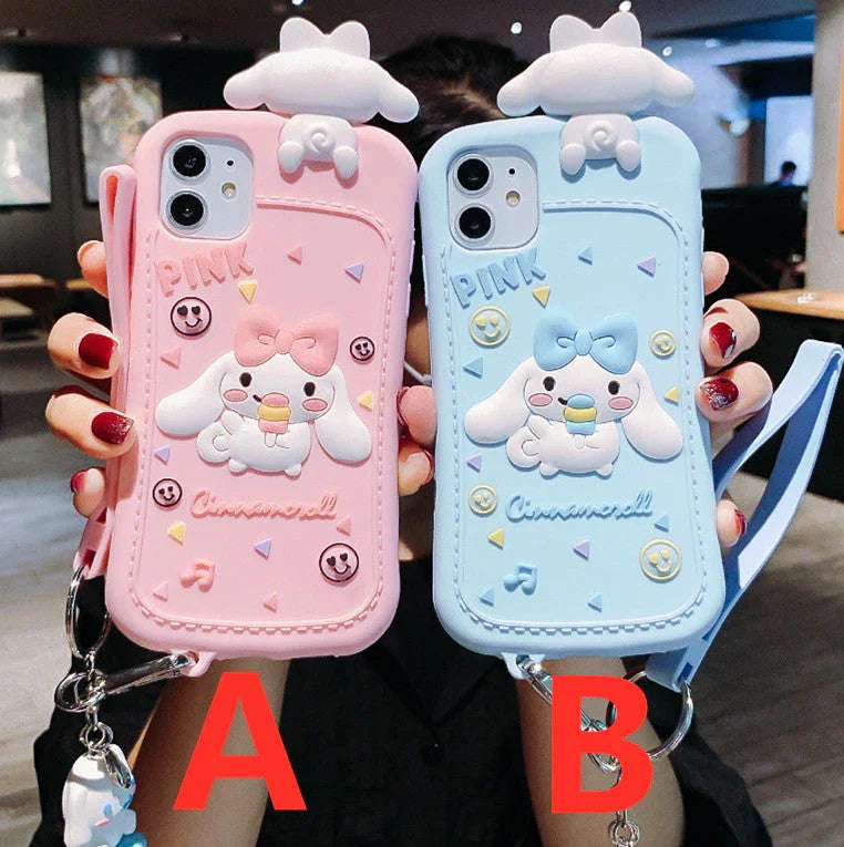 Cartoon Cinnamoroll Phone Case for iphone 7/7plus/8/8P/X/XS/XR/XS Max/11/11pro/11pro max/12/12pro/12mini/12pro max PN2817 - Bear Hugs