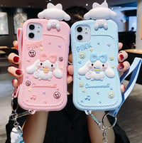 Cartoon Cinnamoroll Phone Case for iphone 7/7plus/8/8P/X/XS/XR/XS Max/11/11pro/11pro max/12/12pro/12mini/12pro max PN2817 - Bear Hugs