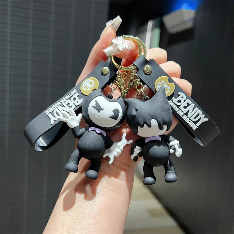 Bendi and The Ink Machine 3D Keychain