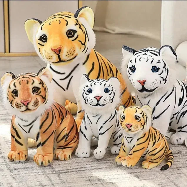Stripy Snuggler Realistic Tiger Cub Plushie (20 cm)