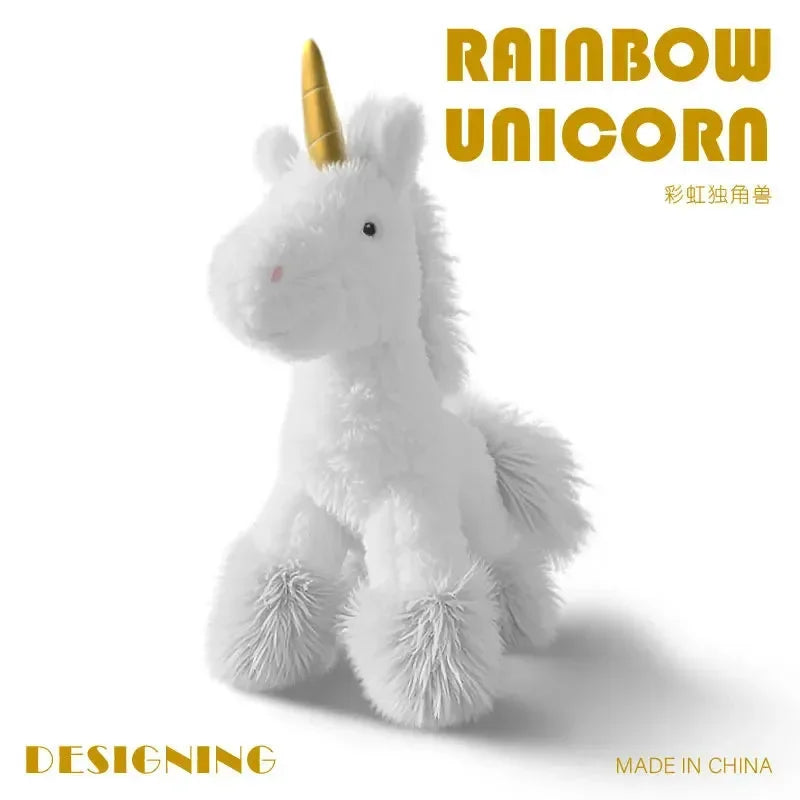 Rainbow Furry Unicorn Plushie