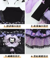 Fashion Kuromi Dress Set For Children PN6447 - Bear Hugs