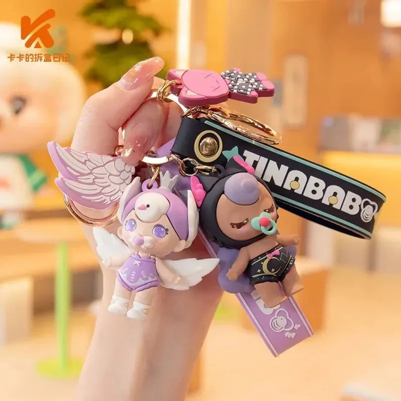 Tinabab Pacifier Pal Silicone Keychain