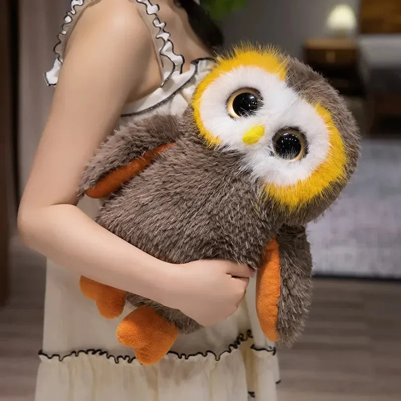 Big-Eyed Wise Owl Plush Pal
