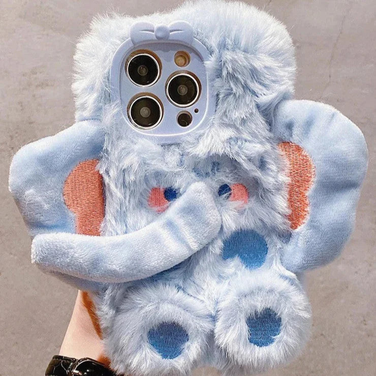 Kawaii Elephant Phone Case for iphone 11/11pro/11pro max/12/12mini/12pro/12pro max/13/13pro/13pro max/14/14plus/14pro/14pro max/15/15pro/15pro max PN6275 - Bear Hugs