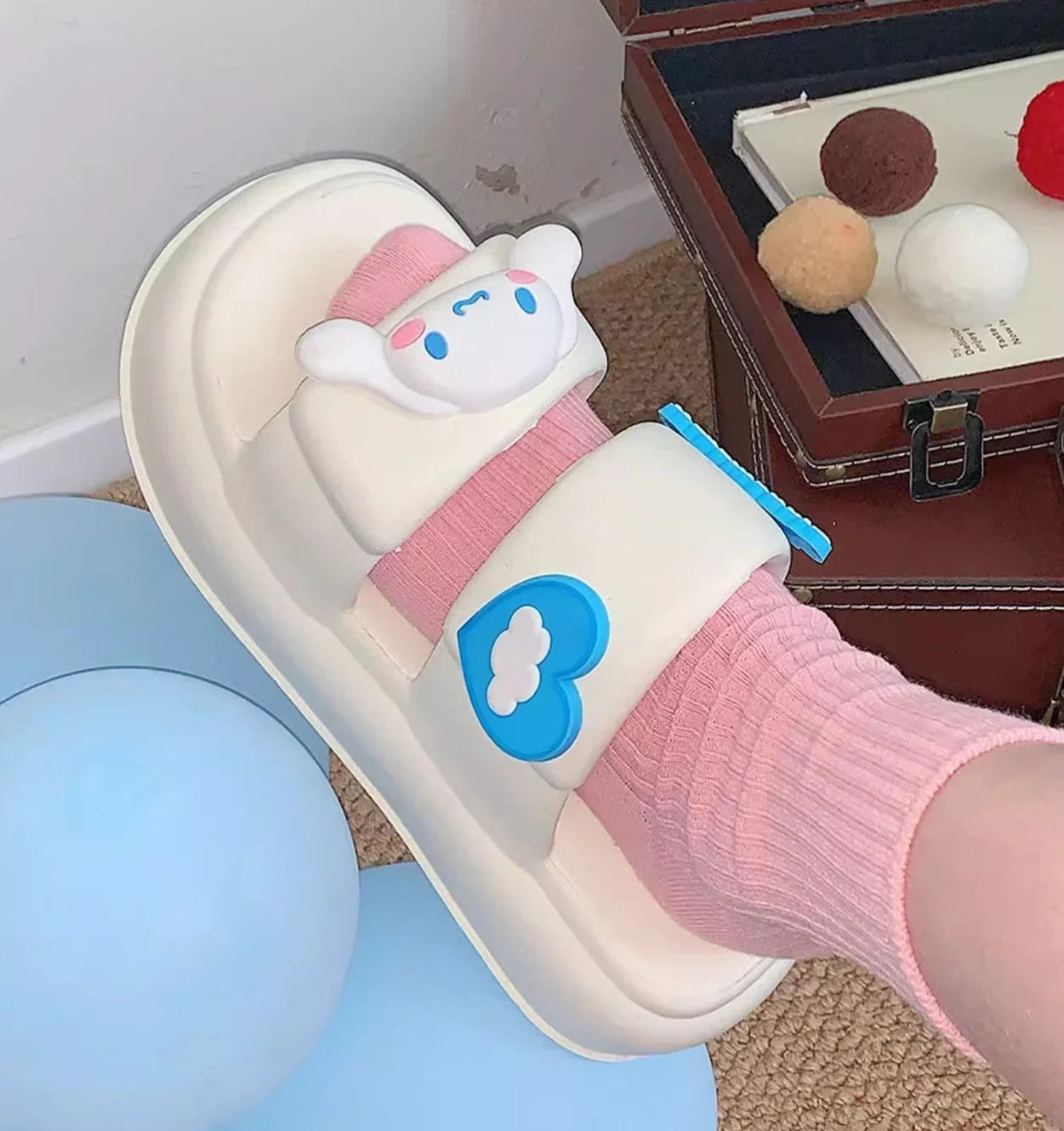 Cartoon Anime Slippers PN6588 - Bear Hugs