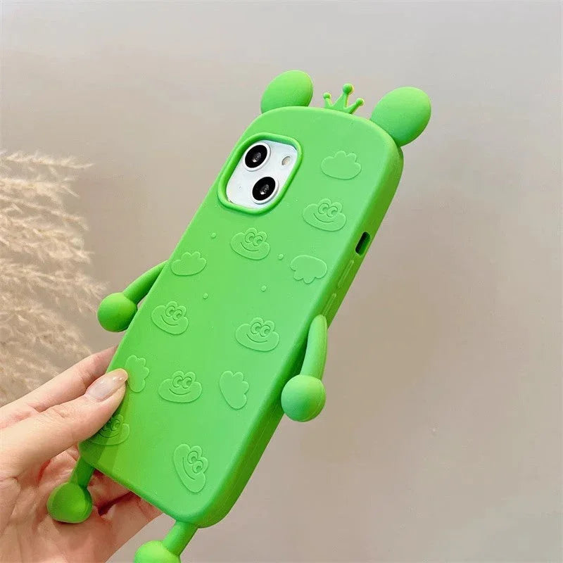 Lovely Frog Phone Case for iphone 11/11pro/11pro max/12/12mini/12pro/12pro max/13/13pro/13pro max/14/14plus/14pro/14pro max PN6209 - Bear Hugs