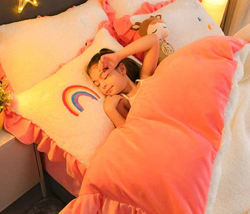Kawaii Rainbow Bedding Set PN3121 - Bear Hugs