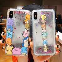 Anime Quicksand Phone Case for iphone 6/6s/6plus/7/7plus/8/8P/X/XS/XR/XS Max PN1723 - Bear Hugs