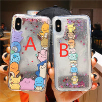 Anime Quicksand Phone Case for iphone 6/6s/6plus/7/7plus/8/8P/X/XS/XR/XS Max PN1723 - Bear Hugs