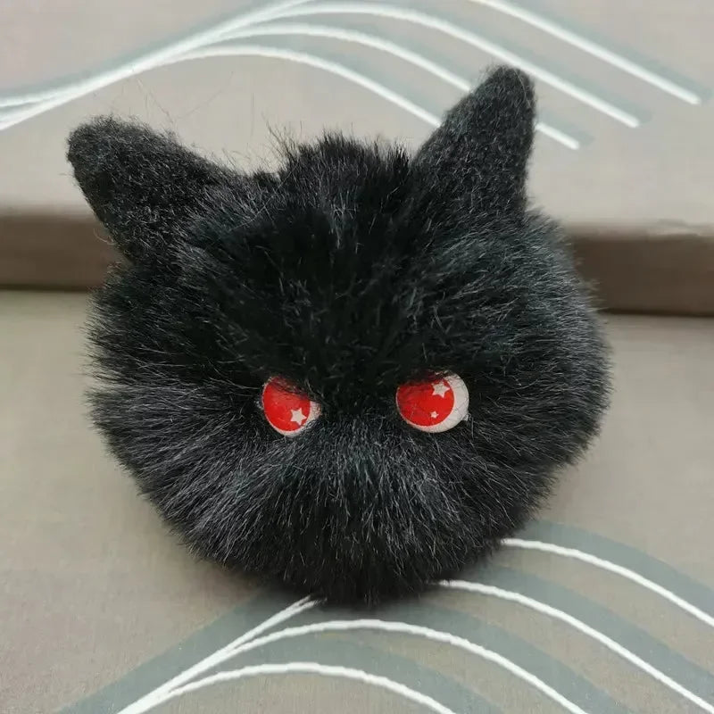 Purrfect Peepers Cat Head Keychain