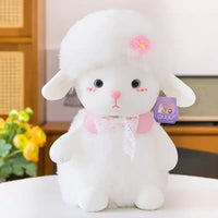Floral Bow Lamb Plushie