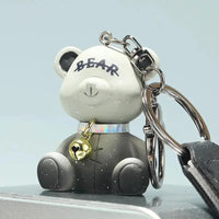 Gradient Starry Sky Bear Acrylic Keychain
