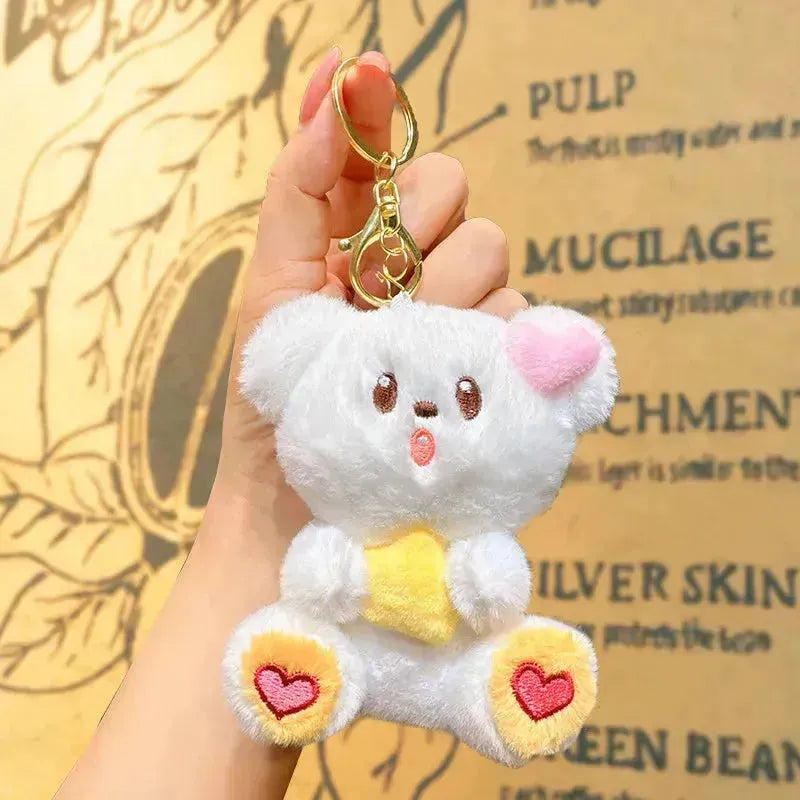 Hold My Star Bear Plush Keychain