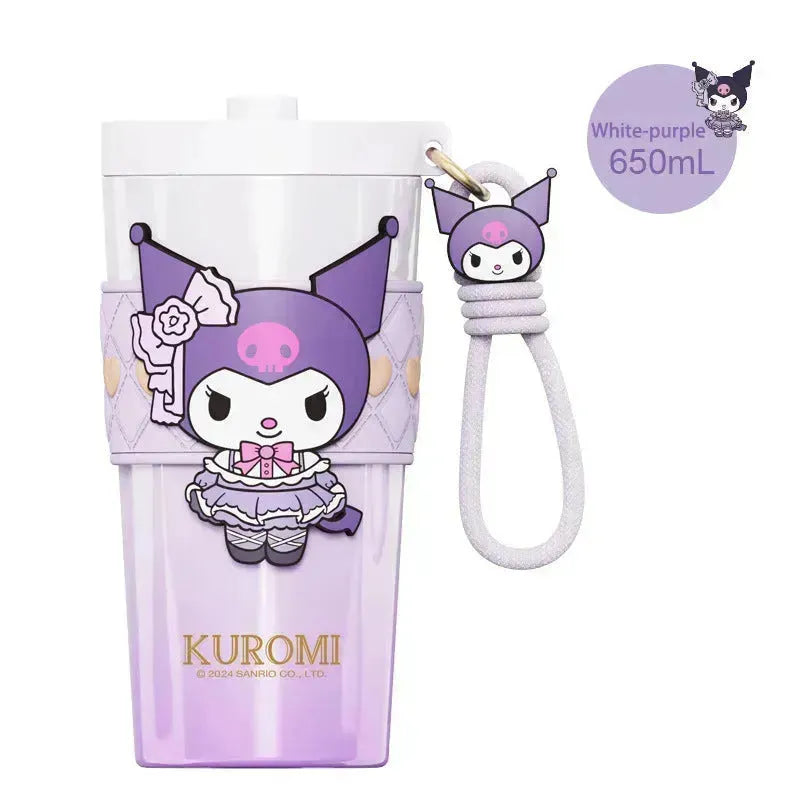 Sanrio Straw Thermos Cup (650 ml)