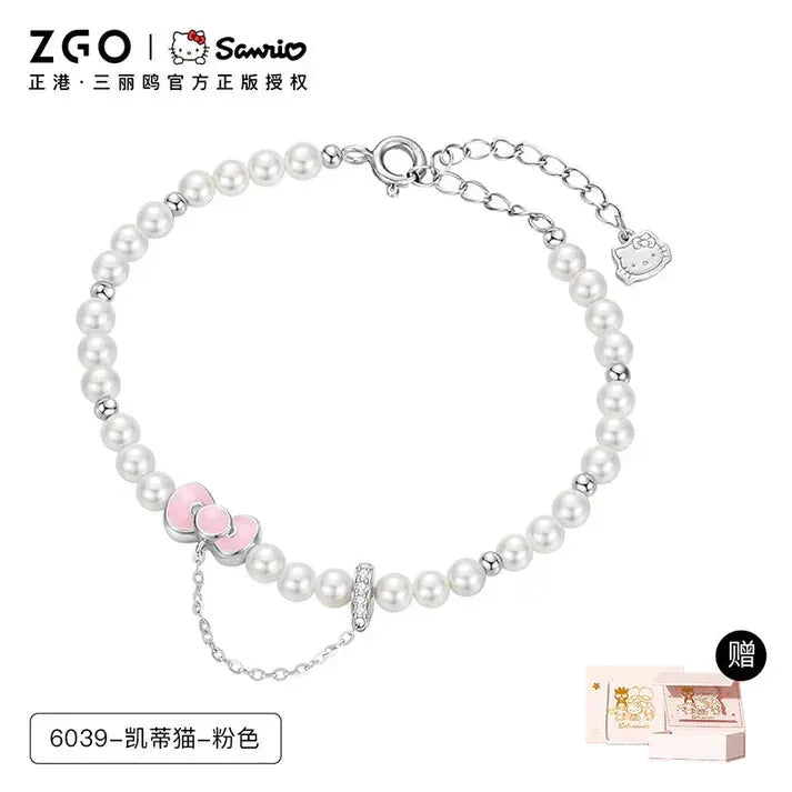 Hello Kitty Sterling Silver Cute Bracelet