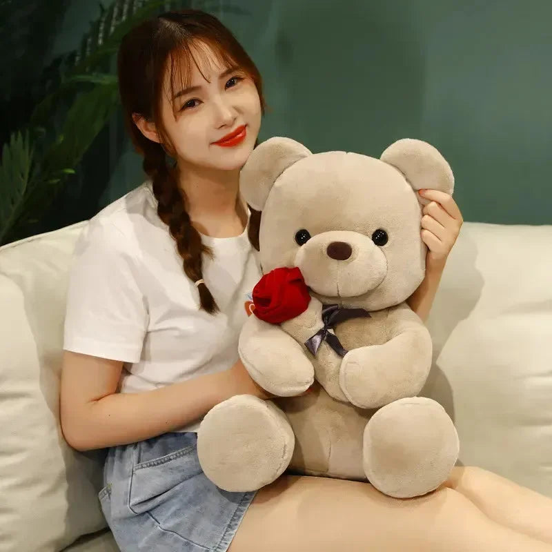 Valentine Rose Teddy Bear (30 cm)