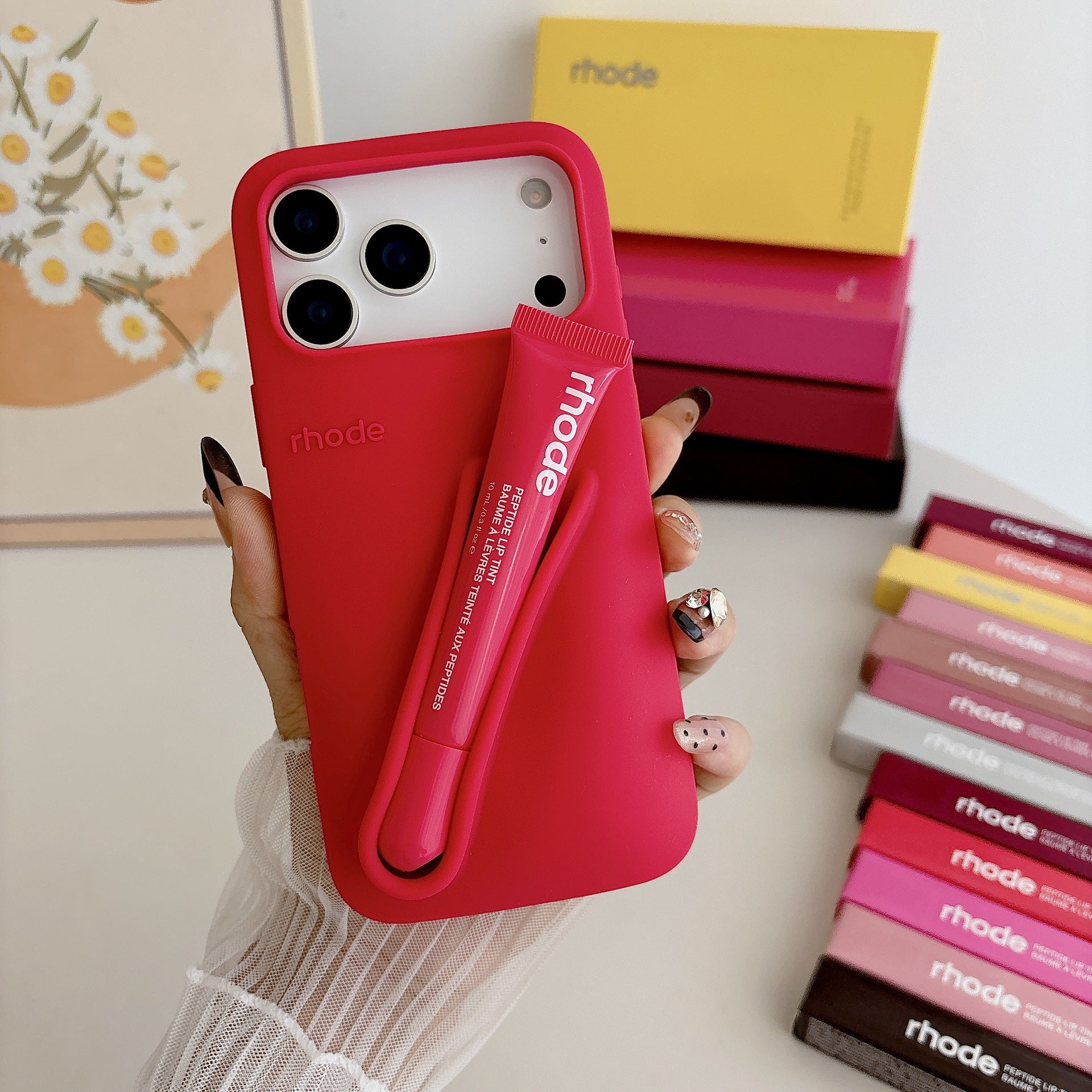 Glam Rhode Lipstick Case with Liptint (For iPhones)
