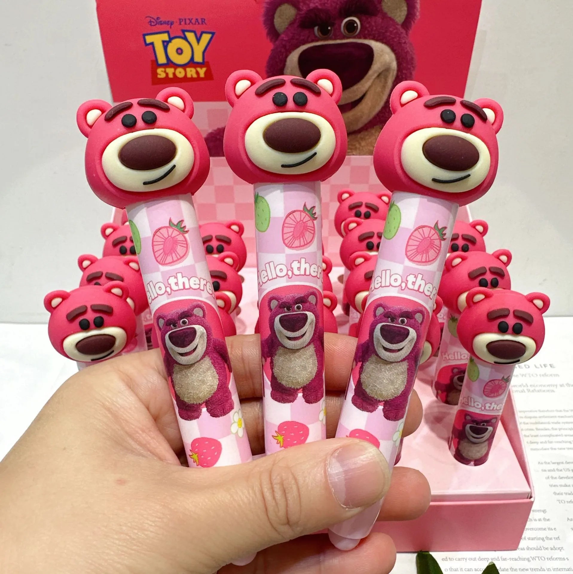 Strawberry Bear Push Eraser