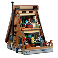 A-Frame Cabin Treehouse Building Block Set