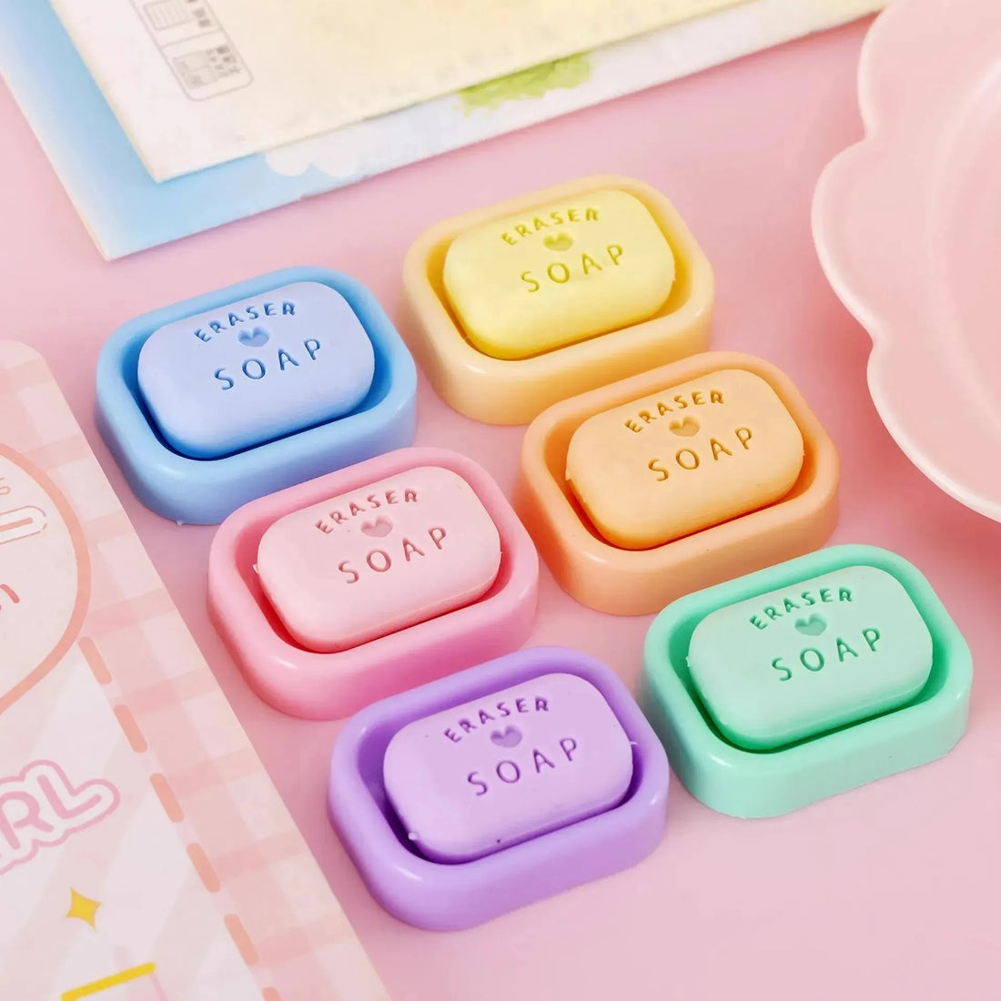 Mini Soap Shaped Eraser