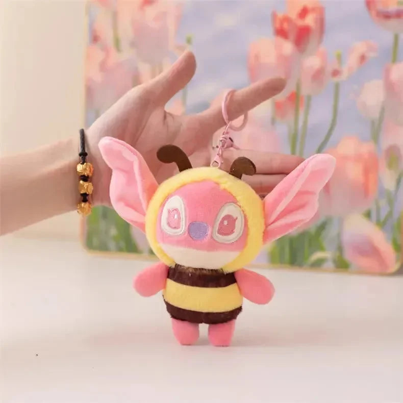 Stitch Buzzworthy Bloom Plush Keychain