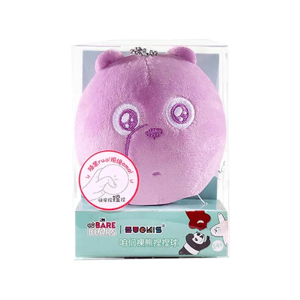 We Bare Bears Squeeze Plush Keychain