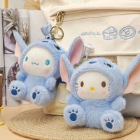 Stitch-Suited Sanliou Plush Keychain
