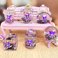 Glimmering Coulomi Liquid Keychain