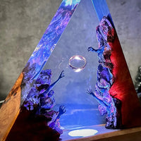 LOTR Radiant Wooden Resin Light