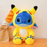 Stitch Cosplay Pikachu & Lotso Plush Dolls