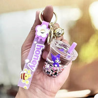 Glimmering Coulomi Liquid Keychain